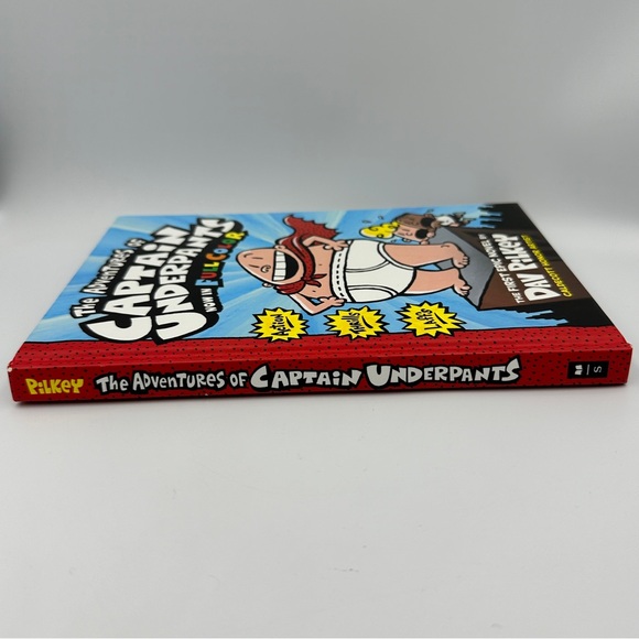 Book: Hardcover 1997 The Adventures of Captain Underpants - Scholastic - Picture 8 of 9